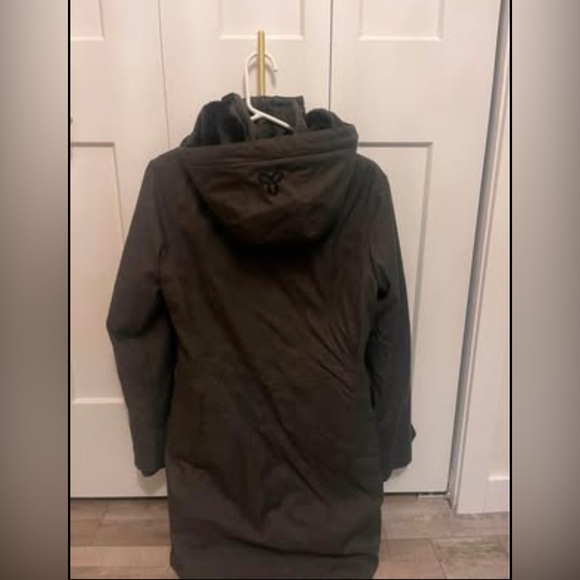 TNA dark gray warm winter coat - Picture 2 of 3